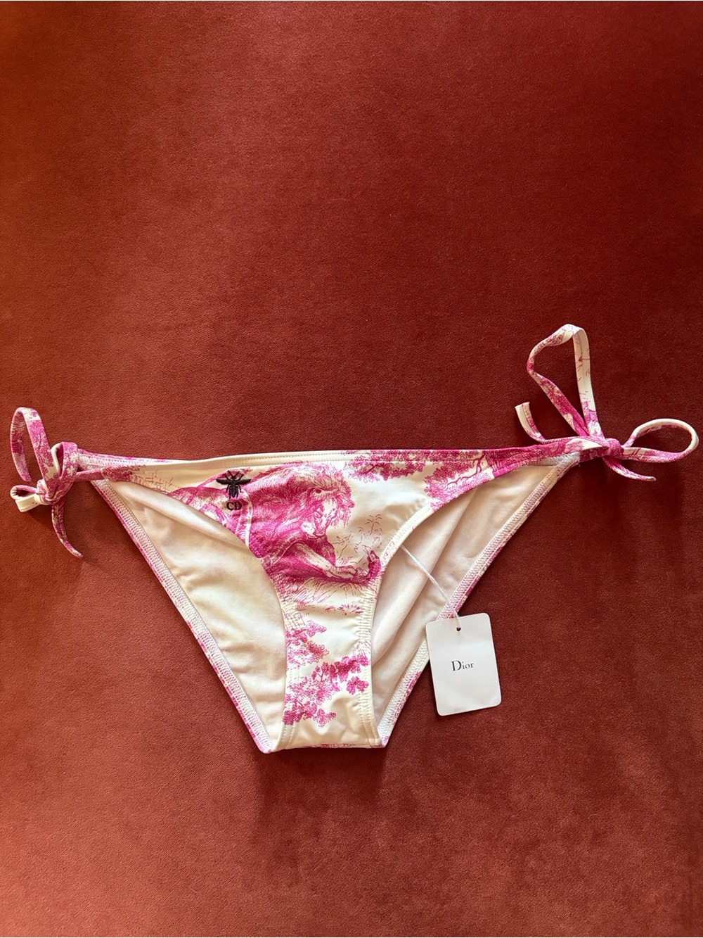 DIOR TOILE DE JOUY BIKINI BOTTOM 👙🐝